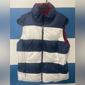 SZ M Nautica reversible puffer vest